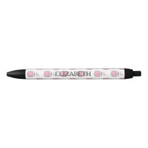Caneta Preta Pocket Pet Bunny Patterno Personalize