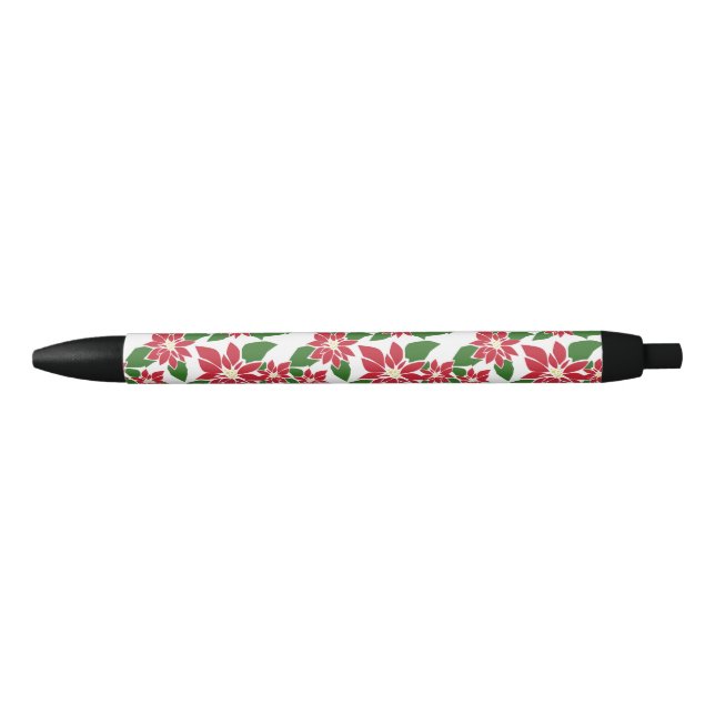Caneta Preta Poinsettia (Frente)