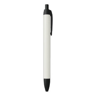 Caneta Preta Pombo Branco Cor Sólida