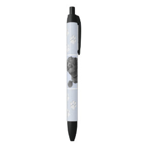 Caneta Preta Poodle Painting Miniature Toy Black