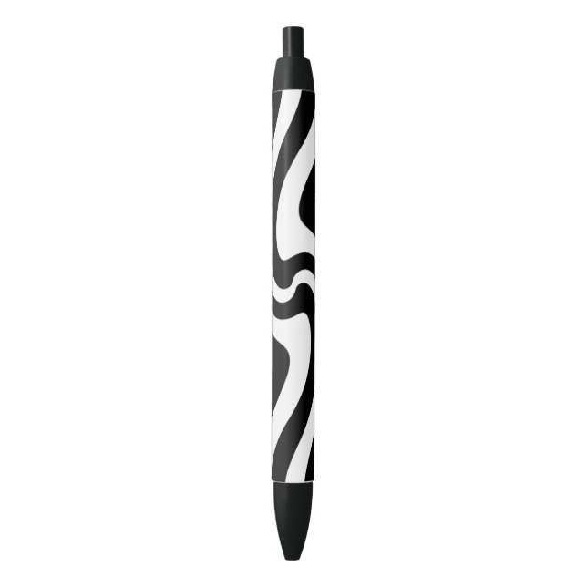 Caneta Preta Preto e branco (Frente Vertical)