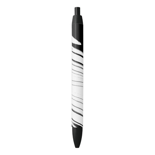 Caneta Preta Preto e Branco Moderno (Frente Vertical)