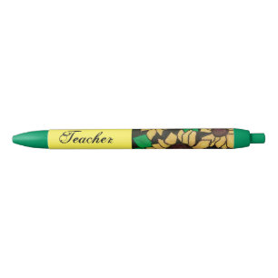 Caneta Preta Professor Sunflower Agradece Muito Obrigado