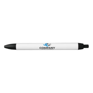 Caneta Preta Promocional da Empresa Personalizada