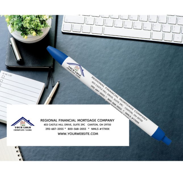 Caneta Preta Promocional do Logotipo do Telefone da Empresa Hip (Criador carregado)