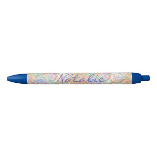 Caneta Preta Psicodélico Hippie Aquarela Suave