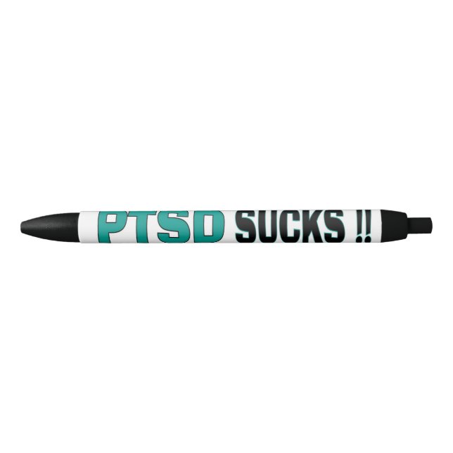 CANETA PRETA PTSD SUCKS (Frente)