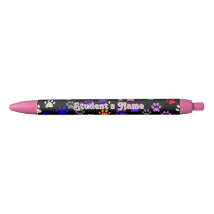 Caneta Preta Puppy Paw