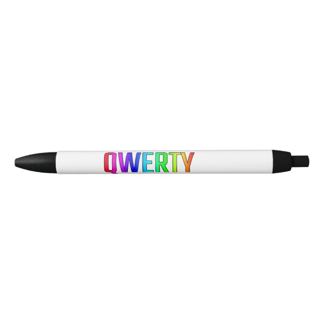 CANETA PRETA QWERTY (Frente)