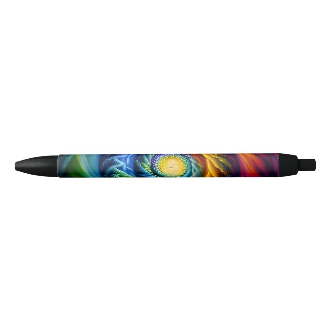 Caneta Preta Rainbow Spiral Out (Frente)