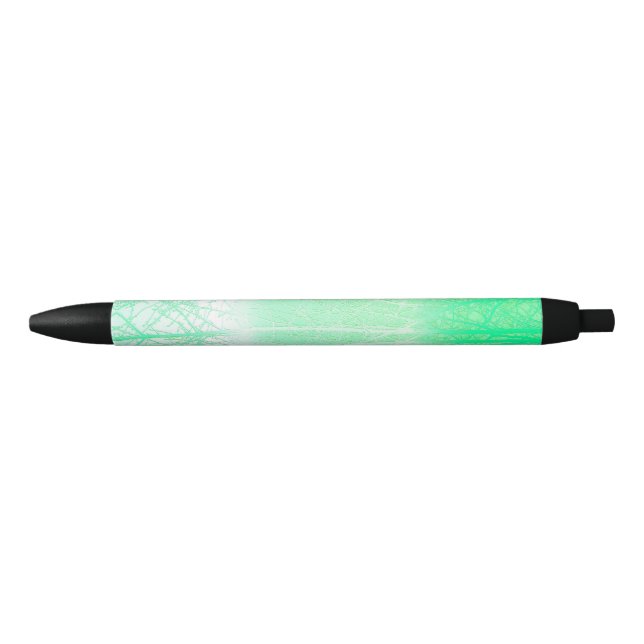 Caneta Preta Ramos Verde Menta Névoa Congelante (Frente)