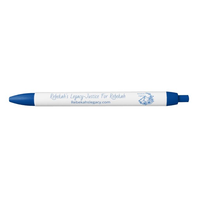 Caneta Preta Rebekah’s Legacy Awareness Pen (Frente)