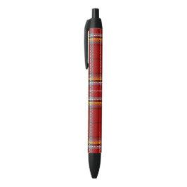 Caneta Preta Red Tartan
