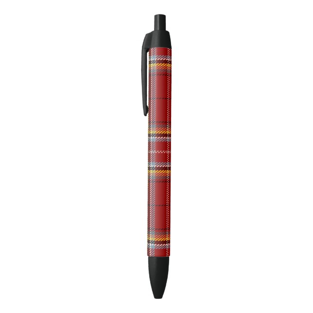 Caneta Preta Red Tartan (Topo (Vertical))