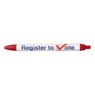 Caneta Preta Registre-se Para Votar 2026