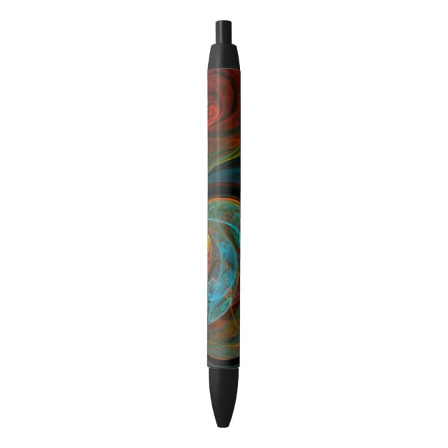 Caneta Preta Renascer Abstrato Art (Frente Vertical)