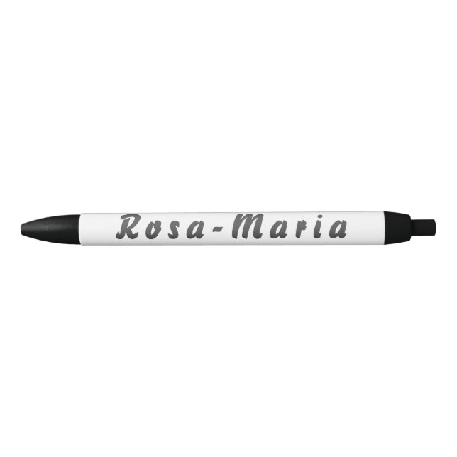 Caneta Preta Rosa-Maria Kugelschreiber (Frente)