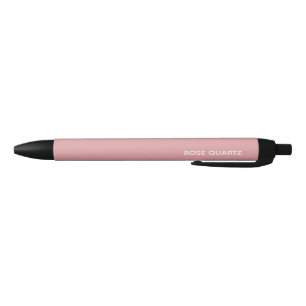 Caneta Preta Rosa Quartz - nome cor rosa