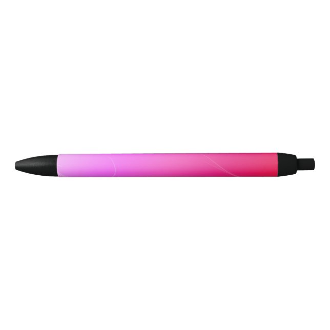 Caneta Preta Rosa Quente (Frente)