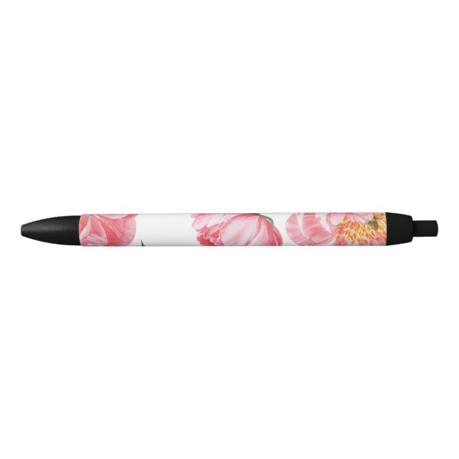 Caneta Preta Rosas bonitas (Frente)
