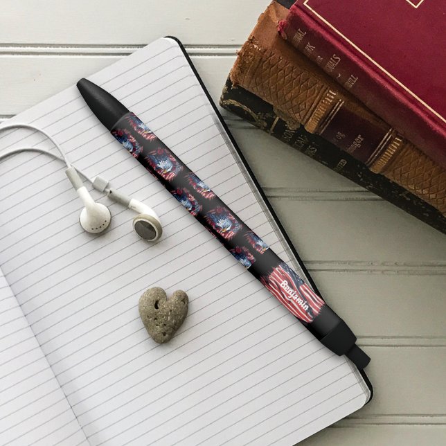 Caneta Preta Rosas de águia azul-americana  de águia azul-ameri (Criador carregado)