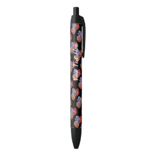 Caneta Preta rosas vermelhas das flores e floristas florais dos