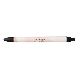 Caneta Preta Róseo Feminino Moderno Logotipo Profissional