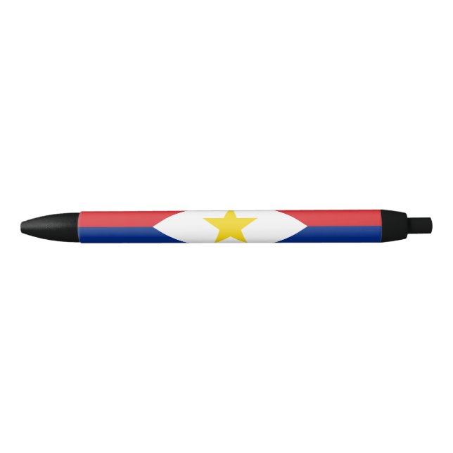Caneta Preta Saba Flag (Frente)