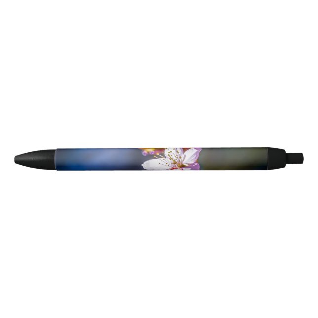 Caneta Preta Sakura - flor de cereja japonesa (Frente)