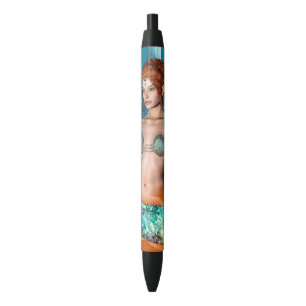 Caneta Preta Sereia