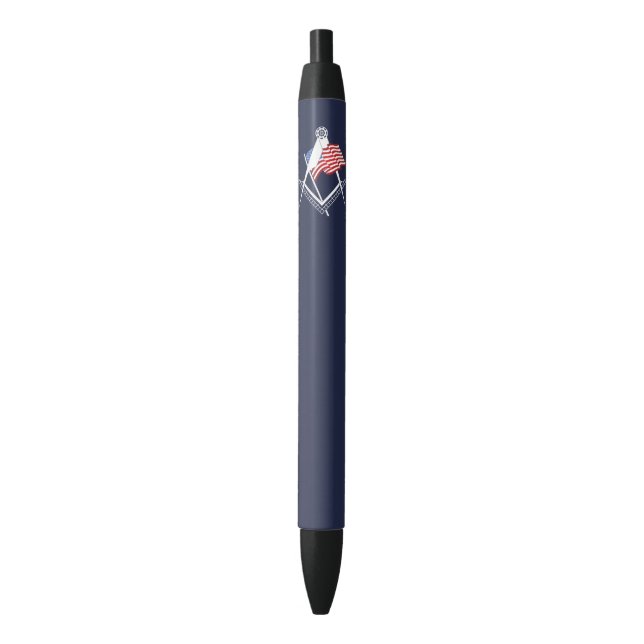 Caneta Preta Símbolo de liberdade dos EUA (Frente Vertical)