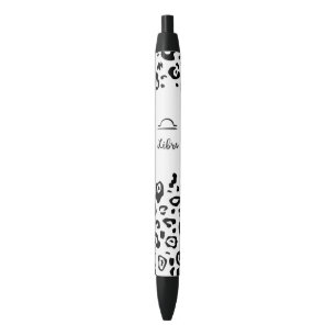 Caneta Preta Símbolo Zodiac Cute/Libra