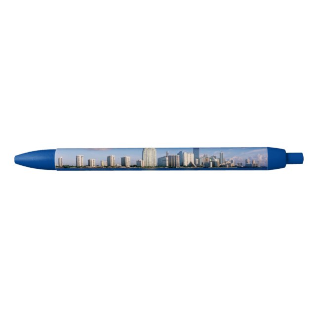 Caneta Preta Skyline de Miami, Florida (Frente)