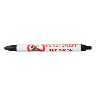 Caneta Preta SlipperyJoe's Do Not Spoon Bacon Red Warman
