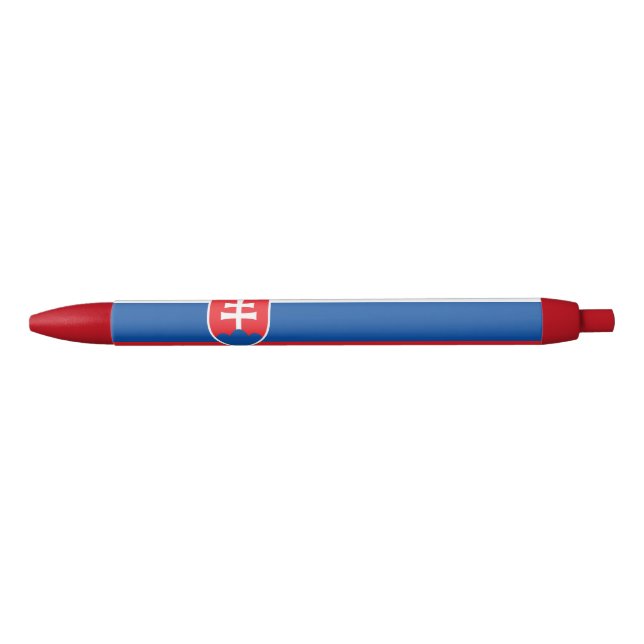 Caneta Preta Slovakia Flag (Frente)