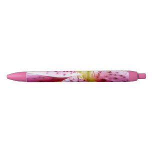 Caneta Preta Stargazer Lily Bright Magenta Floral