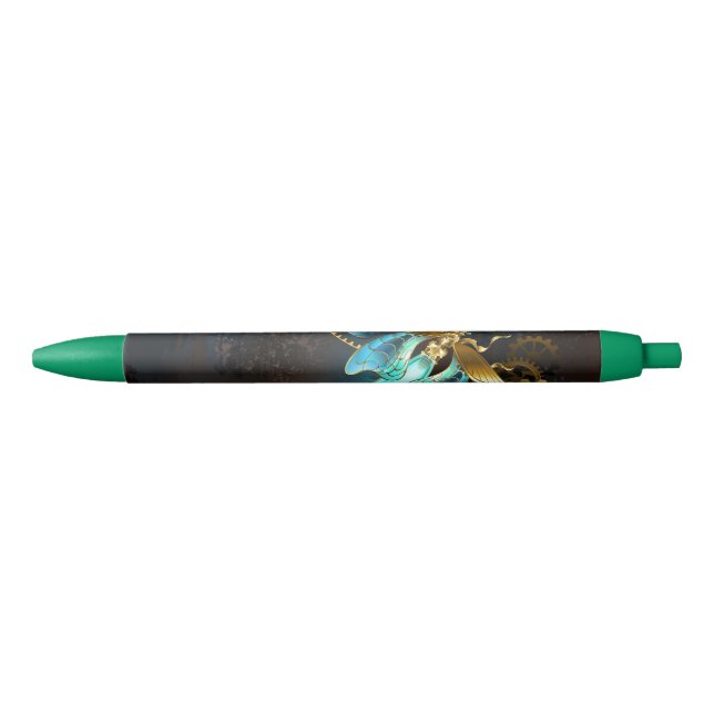 Caneta Preta Steampunk Firefly (Frente)