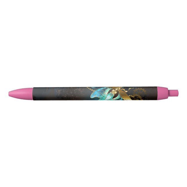 Caneta Preta Steampunk Firefly (Frente)