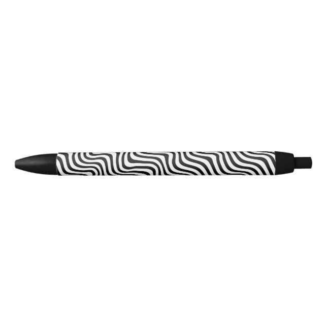 Caneta Preta Striped B&W  (Frente)