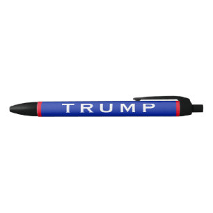 Caneta Preta Sua Voto de Texto/Cor Trump 2024 Salve a América