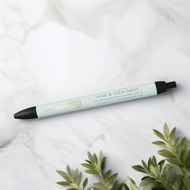 Caneta Preta Suspiro Dourado e de Casa | Empresas de padaria ou (Criador carregado)