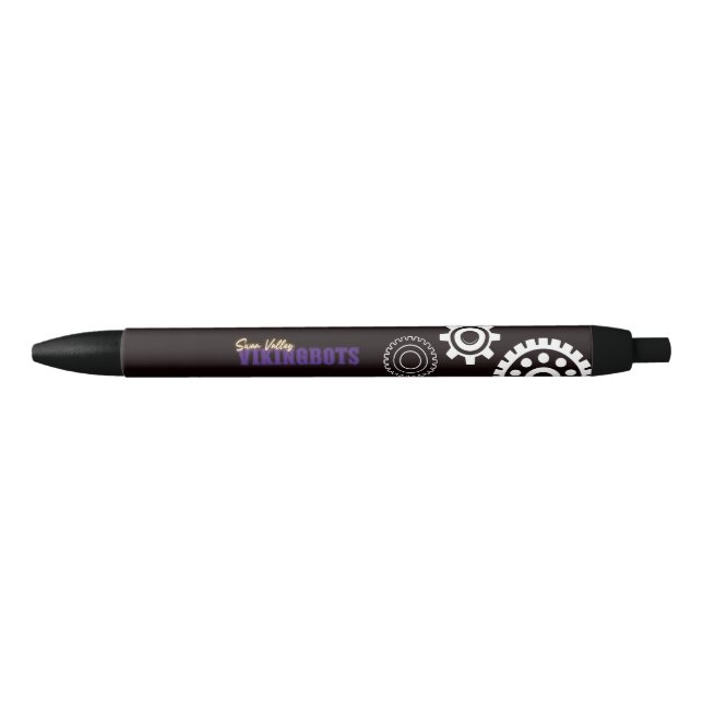 Caneta Preta Swan Valley VikingBots Pen (Frente)