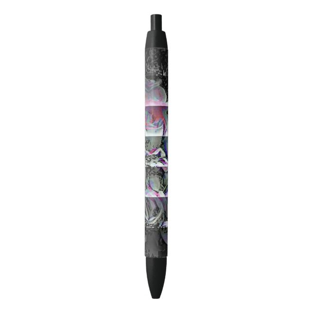 Caneta Preta Techno Bouquet  (Frente Vertical)