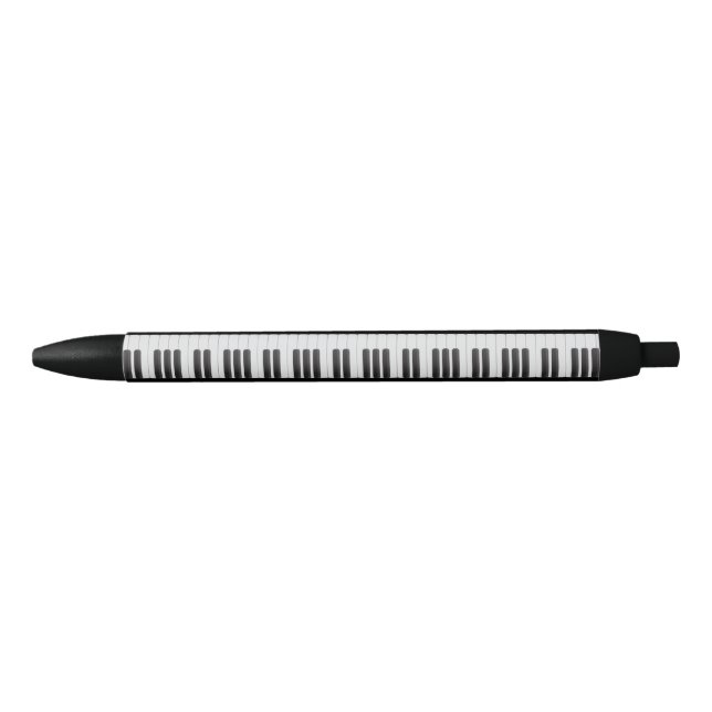 Caneta Preta Teclado Piano (Frente)
