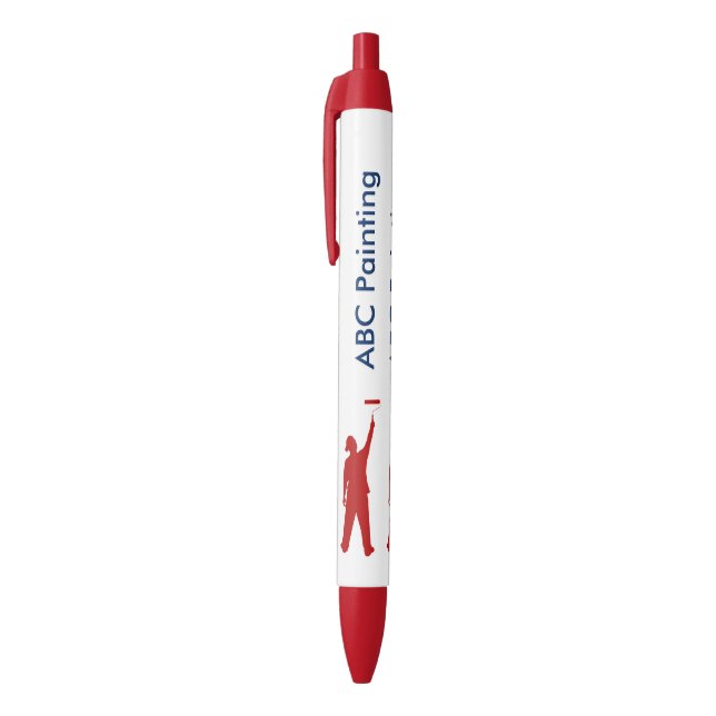 Caneta Preta Tema do negócio do pintor (Topo (Vertical))