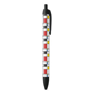 Caneta Preta Teste padrão de de Stijl