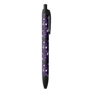 Caneta Preta Teste padrão de Emo da cor escura com pintura