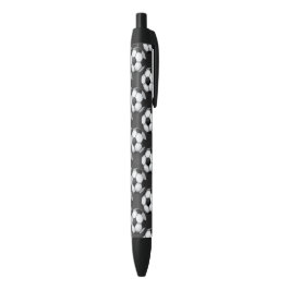 Caneta Preta Teste padrão preto e branco da bola de futebol