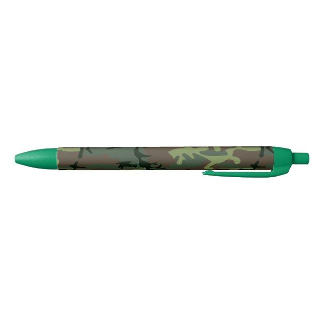 Caneta Preta Teste padrão verde de Camo Brown da camuflagem (Parte Inferior)