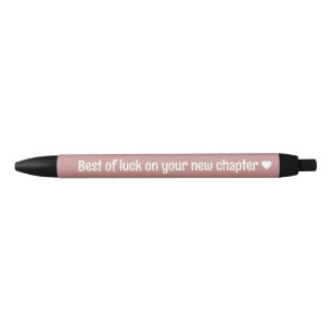 Caneta Preta Texto Personalizado Cor e Ícone Personalizados 